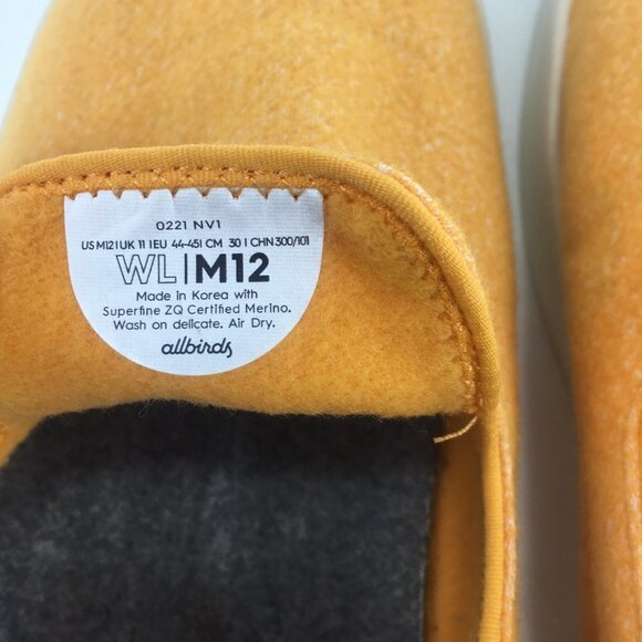 Allbirds Wool Loungers Slip On Loafers Size 12